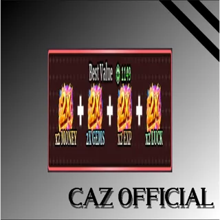 (Best Value) x2 Money + 2x Gems + x2 Exp + x2 Luck | Sailor Piece