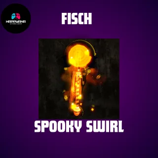 Spooky Swirl Rod Skin - Fisch