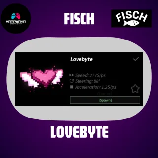 LOVEBYTE BOAT - FISCH