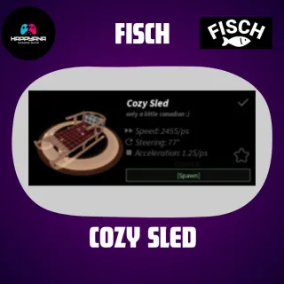 COZY SLED BOAT - FISCH