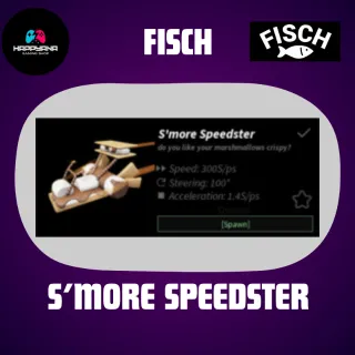 S'MORE SPEEDSTER BOAT - FISCH