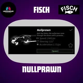 NULLPRAWN BOAT - FISCH