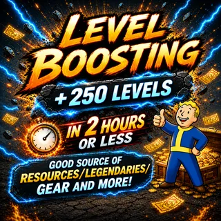 Player Level Boosting +250 Levels
