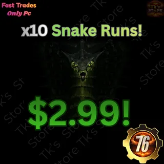 Gleaming Depth Raid|Snake Farm x10