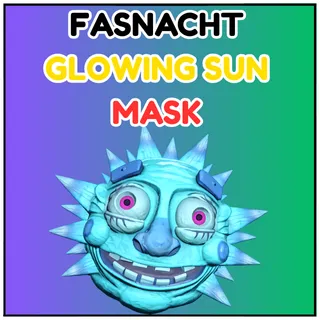 Fasnacht Glowing Sun Mask