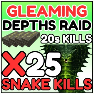 Gleaming Depths Raid|Snake Boss x25