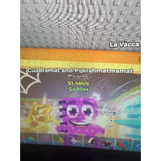 Cuadramat and pakrahmatmamat