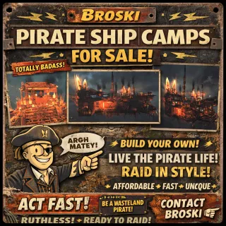 Custom Pirate ship Camp