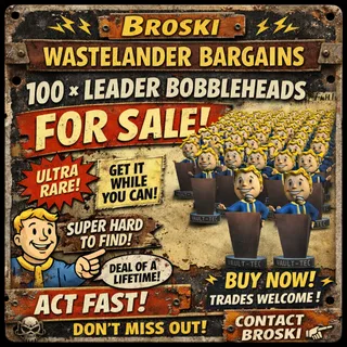 Leader Bobbleheads x 100