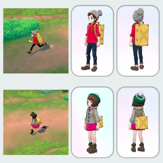 Pokemon Sword Shield Gold Coach Backpack Dlc