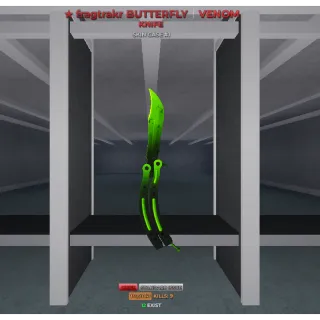 Roblox Sniper Duels - Fragtrakr Butterfly Venom - 12 EXIST!!!