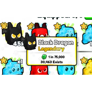 Pet universe Black Dragon Legendary 45k Damage