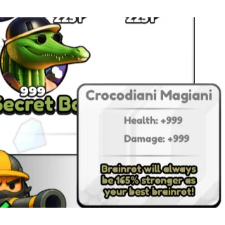 Brainrot Evolution Guaranteed Secret See Description Crocodiani Magiani SECRET