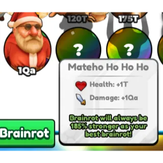 Brainrot Evolution Guaranteed Secret See Description Mateho ho ho ho SECRET