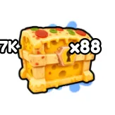 Brainrot evolution 88x New Pizza Crates (Quesadilla Crocodila secret can be obtained from the crate)