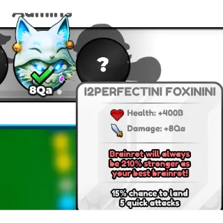 Brainrot Evolution Guaranteed Admin See Description I2PERFECTINI FOXININI ADMIN