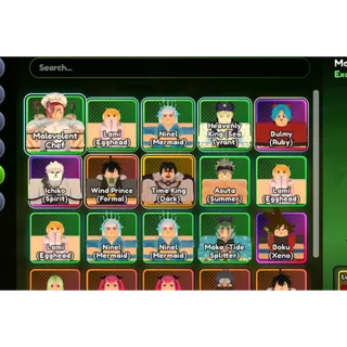 Anime Last Stand Summer Skins and Evolved units: Shadow/ surgen of death/