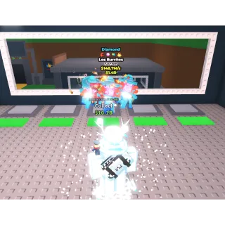 Steal a brainrot Diamond Los Burritos 148,7m/s with 4 mutation