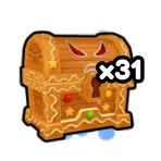 Brainrot evolution 107x New Gingerbread crates (Ginger Ginger Ginger Sahur secret can be obtained from the crate)