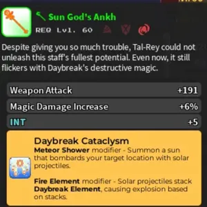 Vesteria Sun God’s Ankh