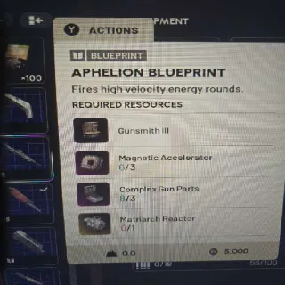 Aphelion Blueprint