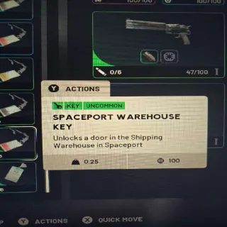 Spaceport Warehouse Key x4