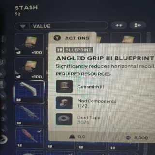 Angled Grip III Blueprint