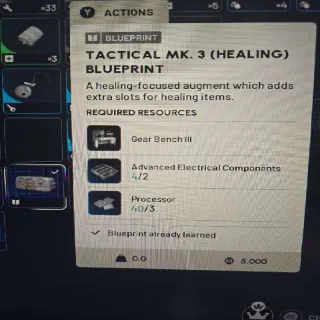 Tactical Mk3 Healing Blueprint