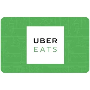 Uber Eats Gift Card $15 Total (1*$5.00 + 1*$10.00) – USA – Digital Code – Instant Delivery