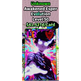 UNK AWAKENED EVOLUTION $41.53Td/CARD | LEGIT | FAST DELIVERY CHEAP | ANIME CARD FARM