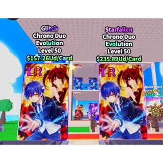CHRONO DUO EVOLUTION SF AND GLITCH | ANIME CARD FARM | FAST DELIVERY | CHEAP