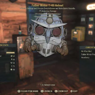 Father Winter T-45 Helm