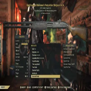 Q/E/+3Char Pump Shotty