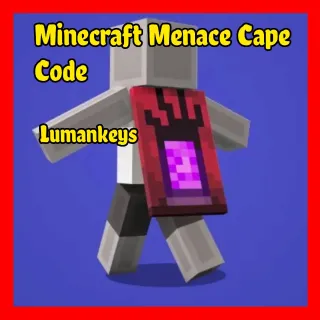 Minecraft Menace Cape Code | Java & Bedrock