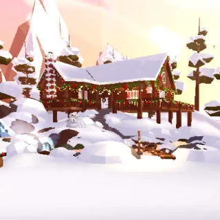 🎀🌲 CHRISTMAS SNOWY CABIN GLITCH BUILD HOME HOUSE