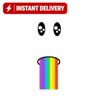 ⚡INSTANT DELIVERY⚡ Rainbow Barf Face Code