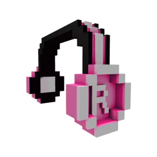 Hot Pink 8-bit Headphones Code