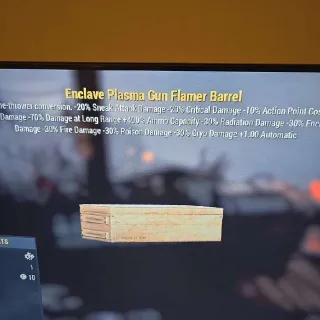 Enclave Flamer Barrel Mod