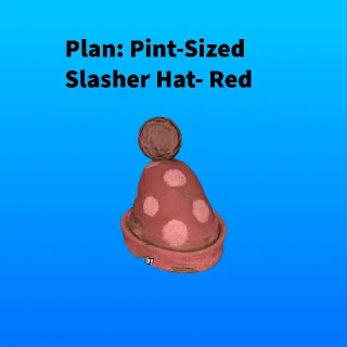 Pint Sized Slasher Hat Red