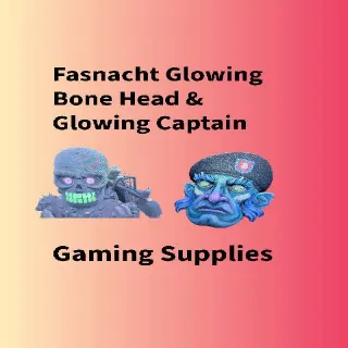 Glowing Bone Head & Glowing Captain