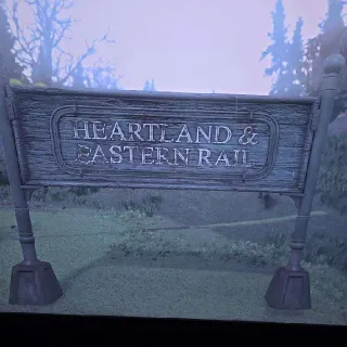 Heartland Trainyard Sign
