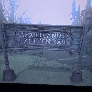 Heartland Trainyard Sign