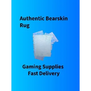 Authentic Bearskin Rug