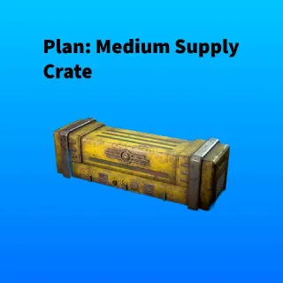 Medium Supply Crate Plan