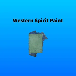 ***New*** Western Spirit Paint Plan