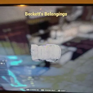 Beckett's Belongings