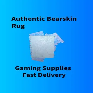 Authentic Bearskin Rug