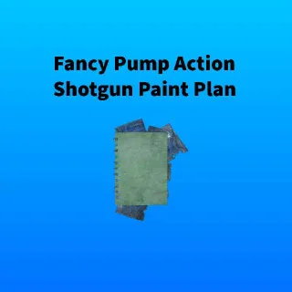 Fancy Pump Action Shotgun Paint Plan