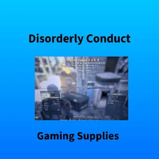 Max Level Disorderly Conduct