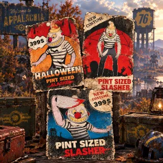 Pint-Sized Slasher Ad Poster Set